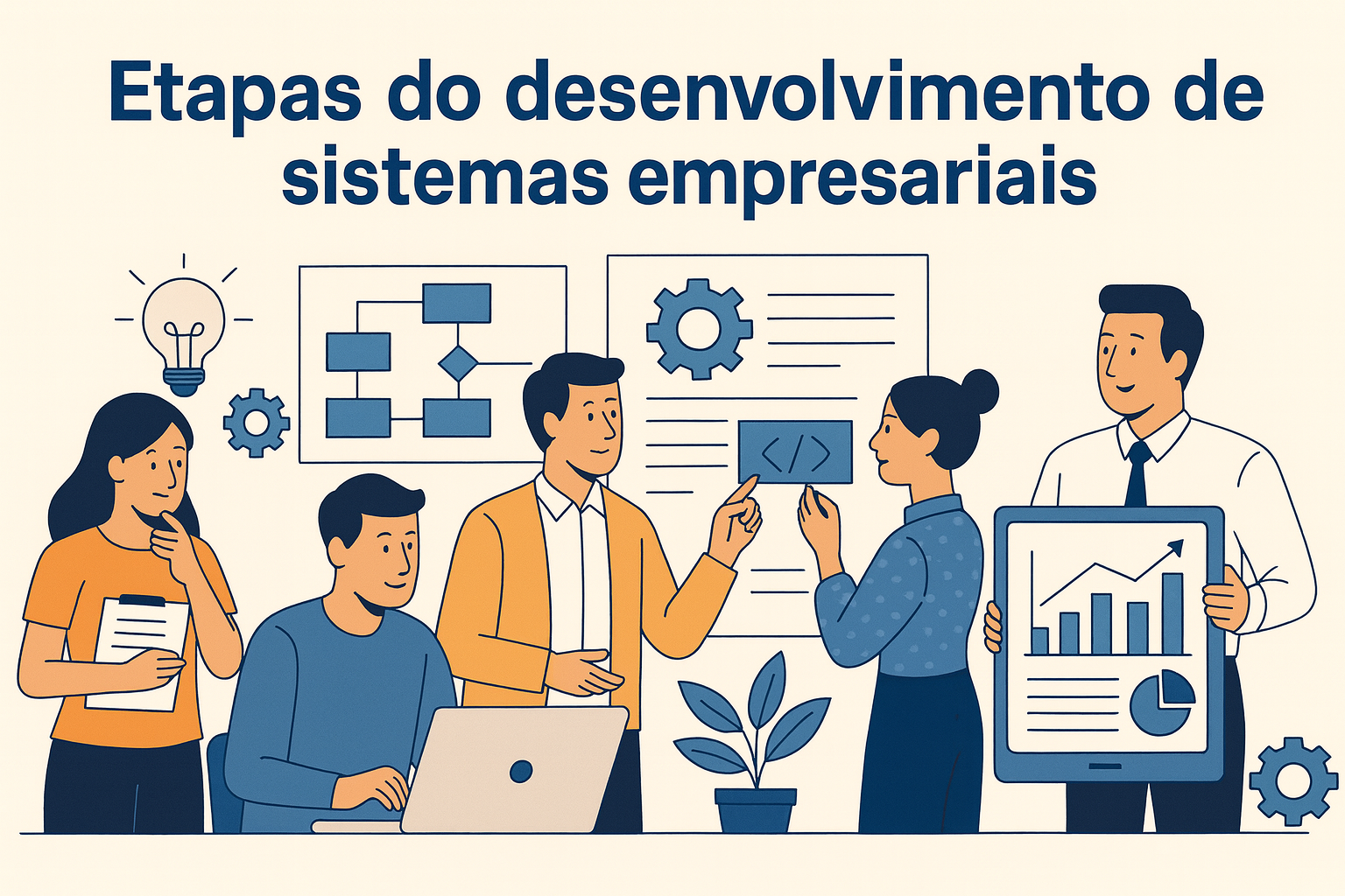 Etapas do desenvolvimento de sistemas empresariais